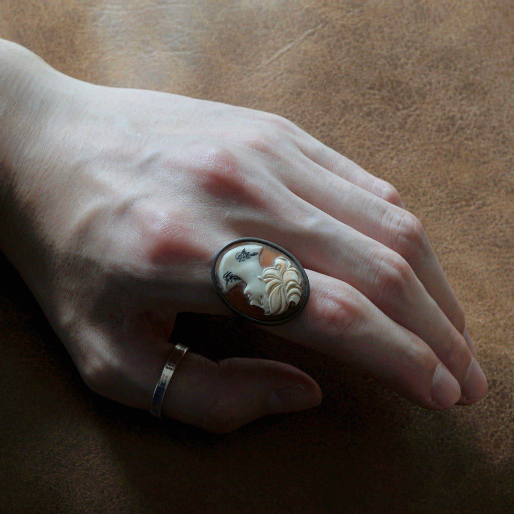 HIYU HAMASAKI / TATTOO CAMEO RING 51 #18