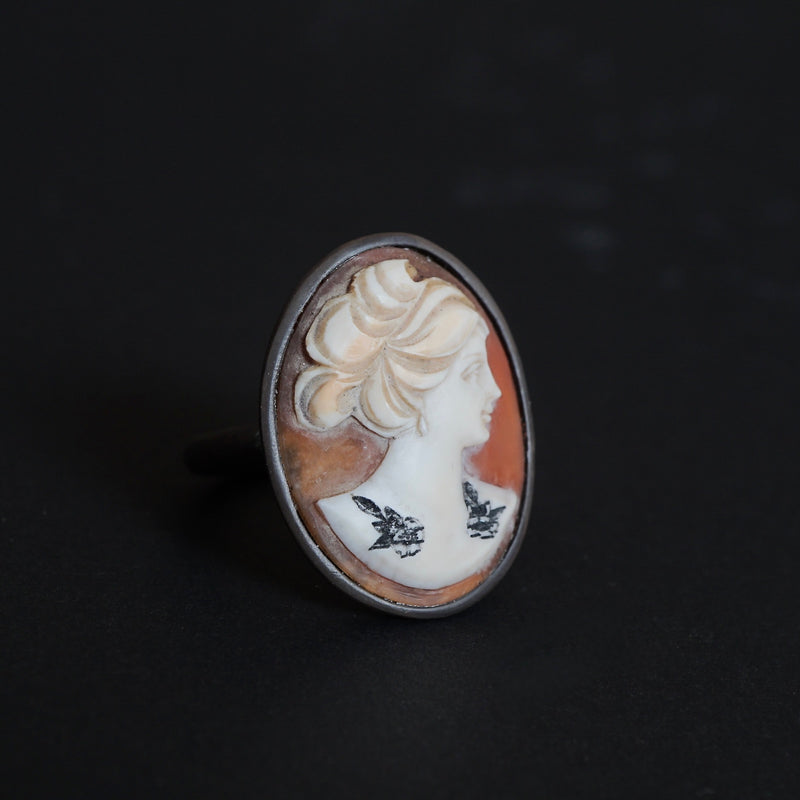 HIYU HAMASAKI / TATTOO CAMEO RING 51 #18