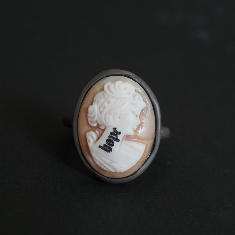 HIYU HAMASAKI / TATTOO CAMEO RING 52 #16