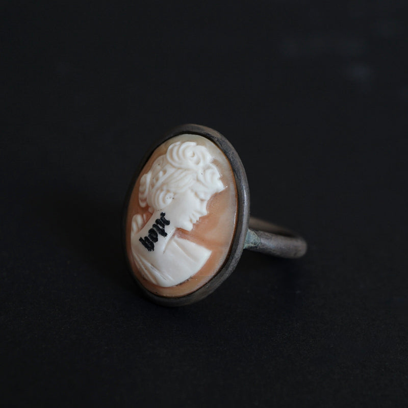 HIYU HAMASAKI / TATTOO CAMEO RING 52 #16