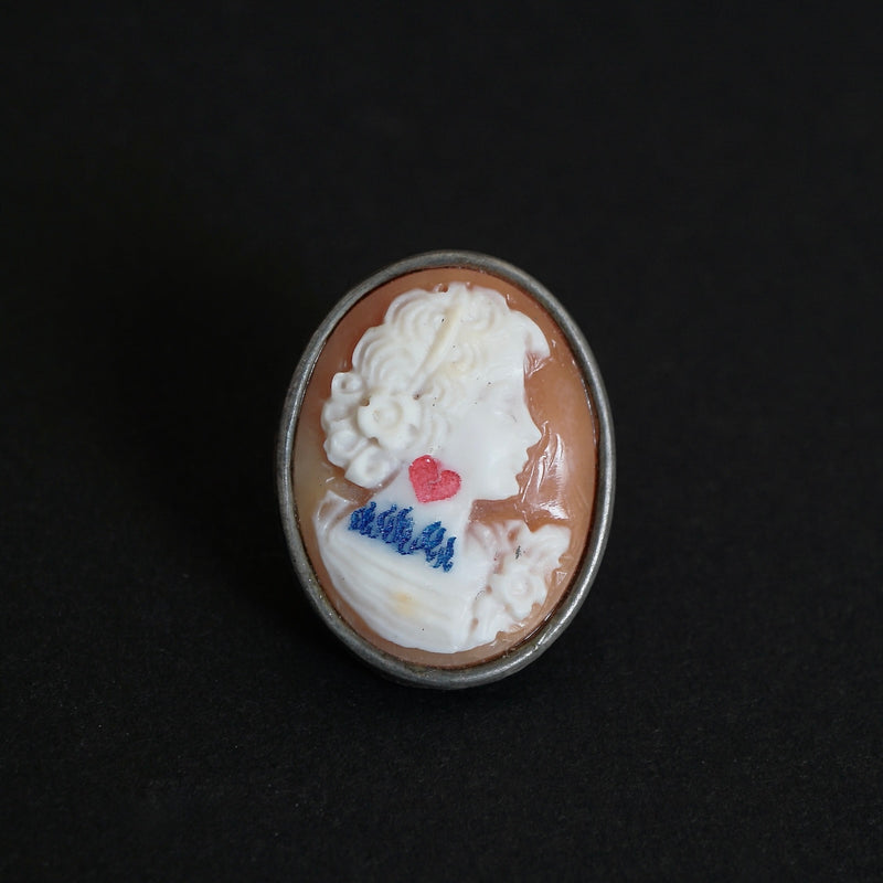 HIYU HAMASAKI / TATTOO CAMEO BROOCH 12