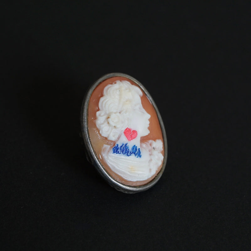 HIYU HAMASAKI / TATTOO CAMEO BROOCH 12