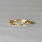 GICLAT / SMALL WAVE Pinky Ring [G15R7Y]
