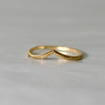GICLAT / SMALL WAVE Pinky Ring [G15R7Y]