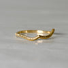 GICLAT / SMALL WAVE Pinky Ring [G15R7Y]