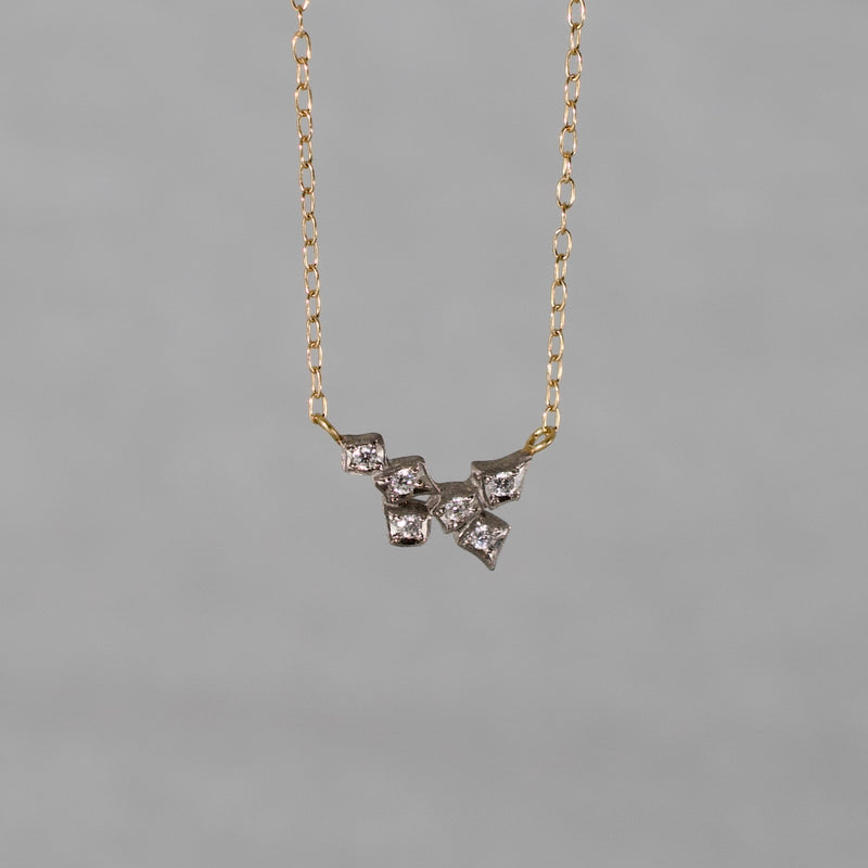 GICLAT / 木洩れ日 6 Dia Necklace　G03N1K　（受注生産）