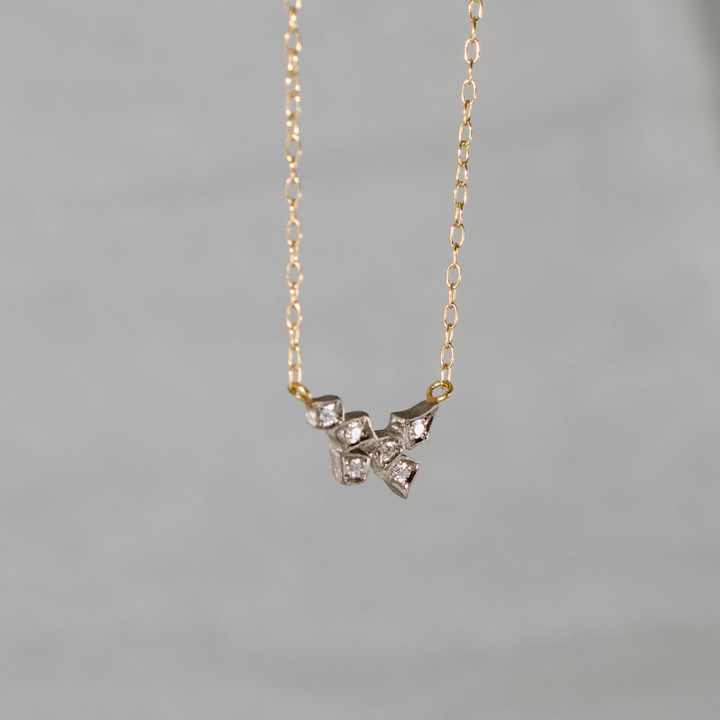 GICLAT / 木洩れ日 6 Dia Necklace　G03N1K　（受注生産）