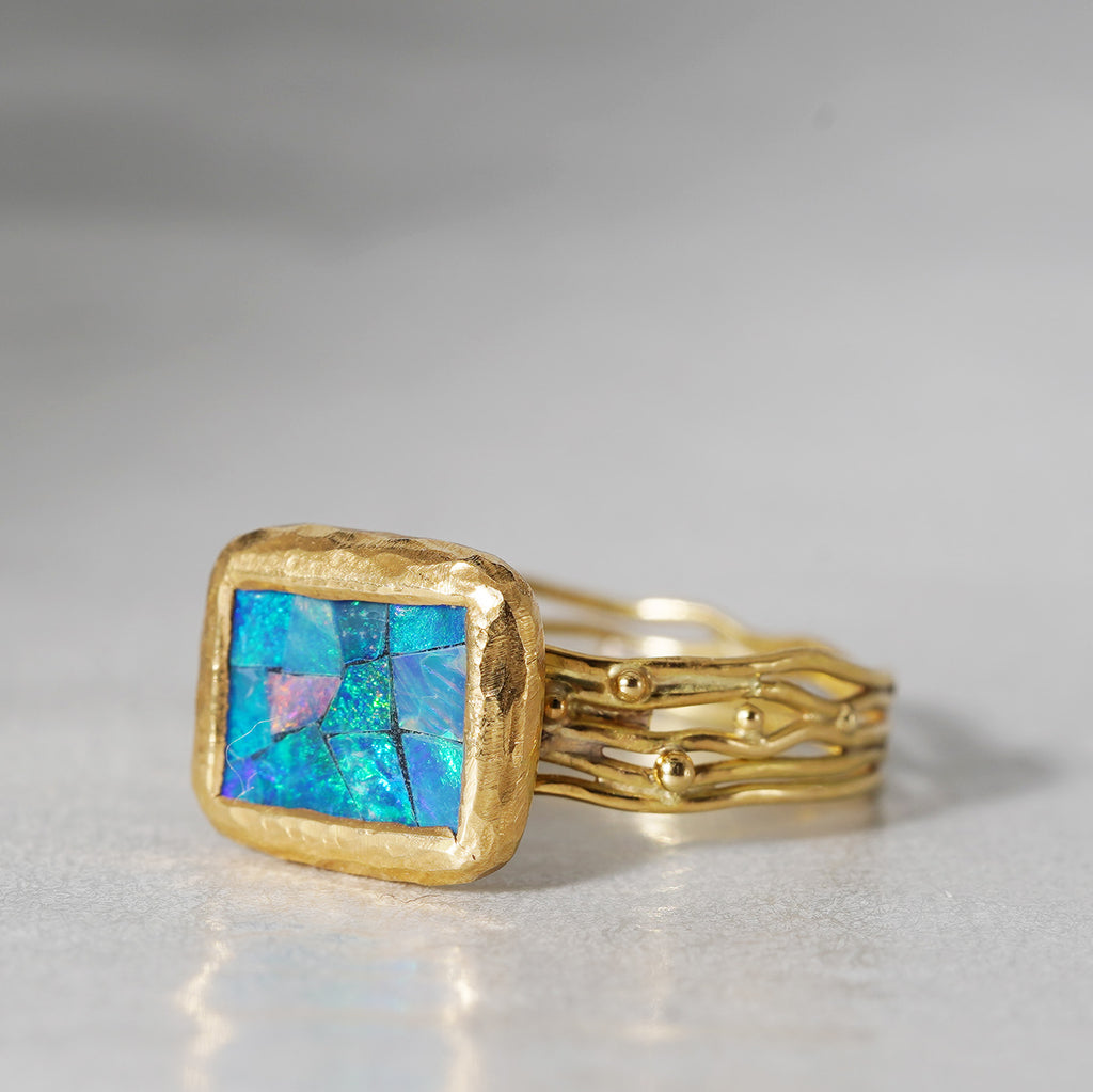 [-2/24 Limited] siena / Mosaic Opal Ring 2010-24