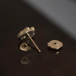 IN OUT DESIGN / Heart 3 Dia Pierced Earring K18YG