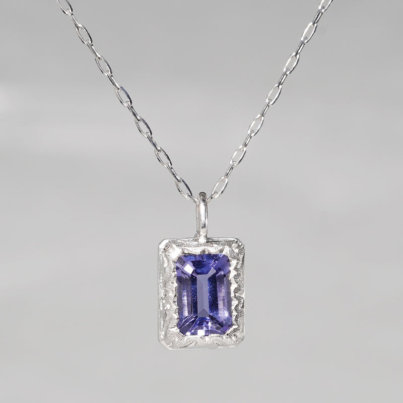 [-2/24 Limited] siena / Iolite necklace 2104-43