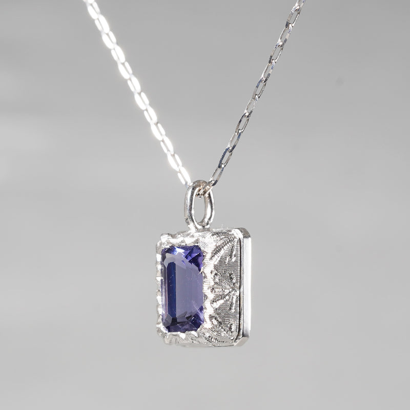 [-2/24 Limited] siena / Iolite necklace 2104-43