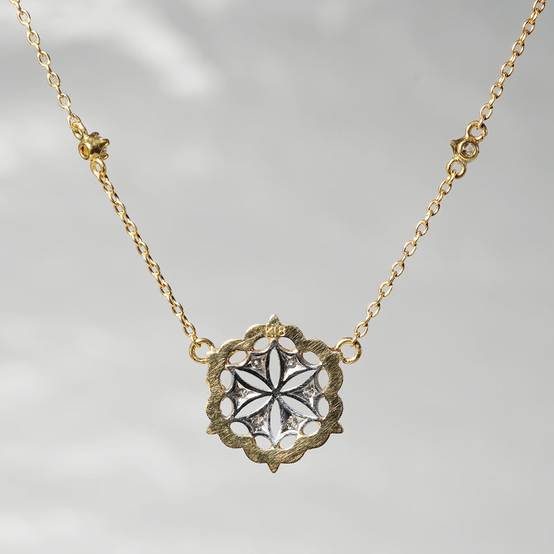 [-2/24 Limited] siena / engraved diamond necklace 2104-08