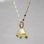 【-3/16限定】MINIMUMNUTS/ Pendant top Popoy seed Gold x Emerald MN-chedec003_K18