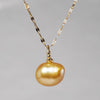 【-3/16限定】MINIMUMNUTS/ Pendant top South Sea Gold x Brown DIa MN-ch010_K18