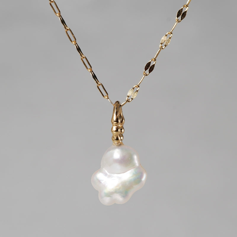 【-3/16限定】MINIMUMNUTS/ Pendant top White South Sea MN-ch023_K18