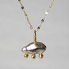 [-3/16 Limited] MINIMUMNUTS/ Pendant top Black South Sea Sapphire MN-chdec004_K18