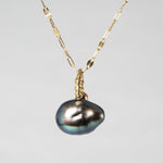 [-3/16 Limited] MINIMUMNUTS/ Pendant top Black South Sea Ruby MN-ch011_K18