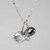 【-3/16限定】MINIMUMNUTS/ Pendant top Black South Sea Sapphire MN-ch019_K18