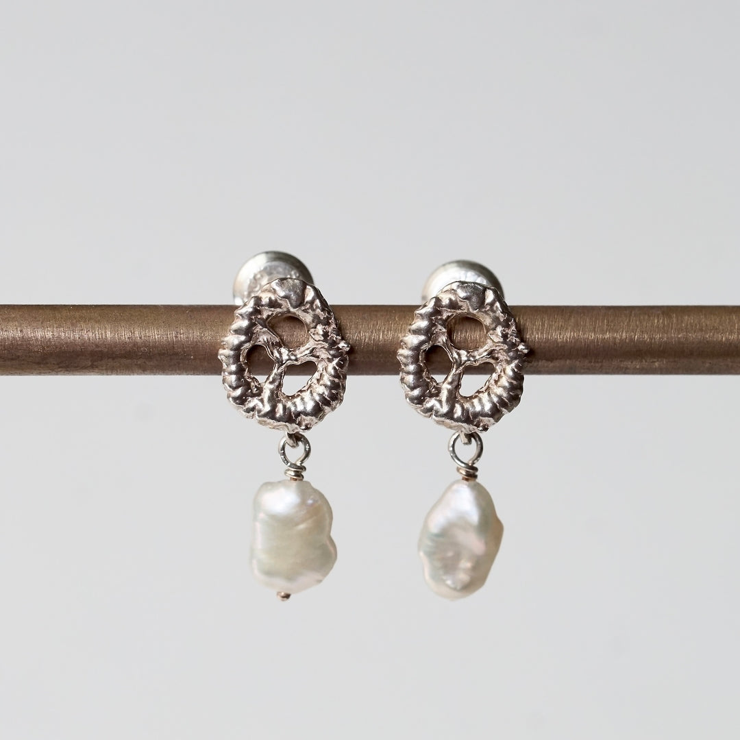 emme / ＜EMME＞antique lace earrings N128（SIL1182） – Fuligo