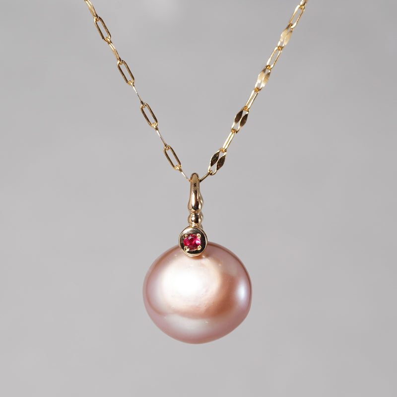 【-3/16限定】MINIMUMNUTS/ Pendant top pink MN-ch015_K10