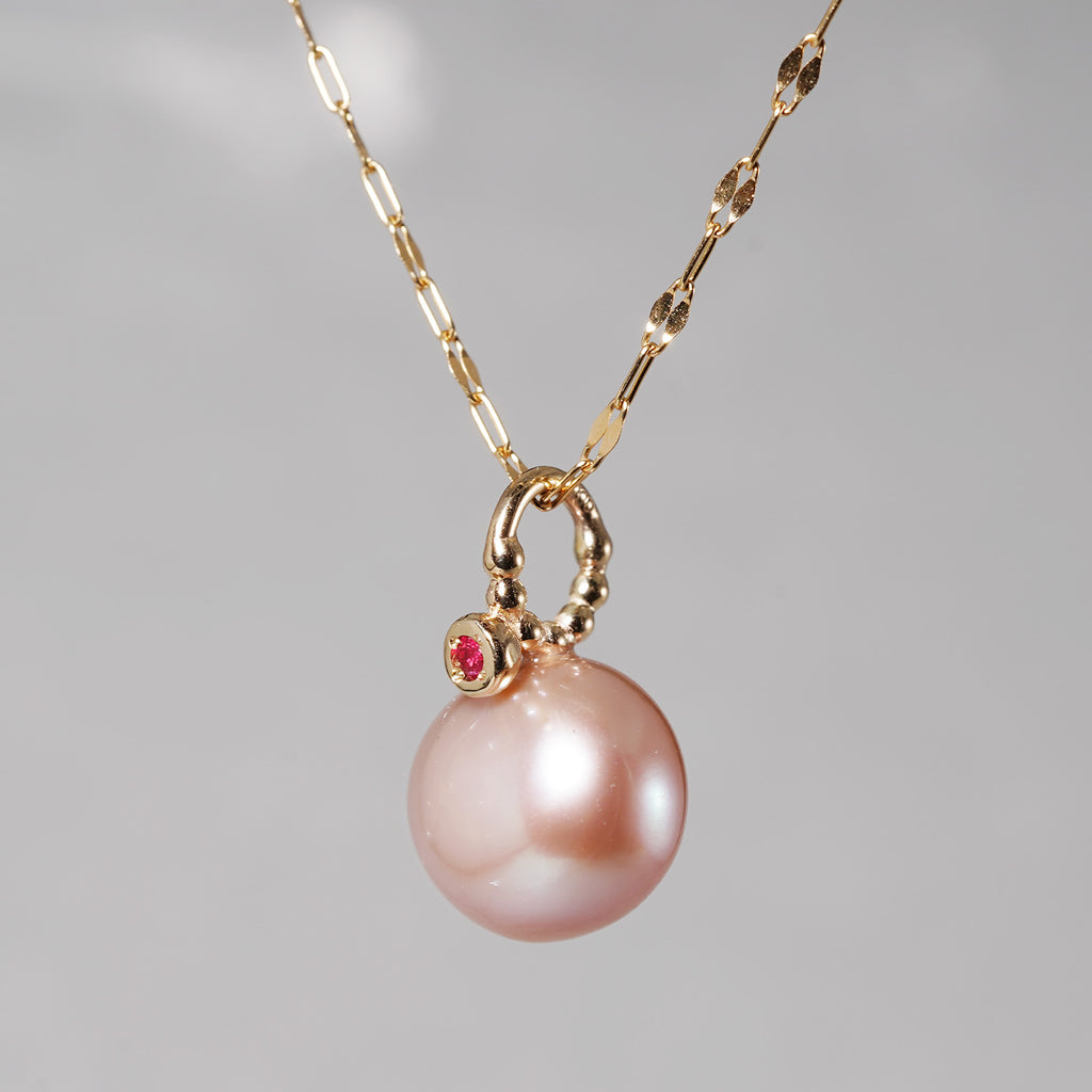 【-3/16限定】MINIMUMNUTS/ Pendant top pink MN-ch015_K10