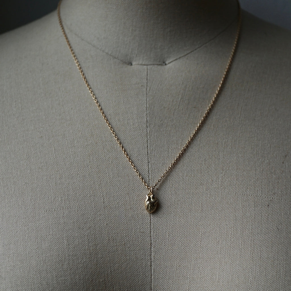 IN OUT DESIGN / K18YG Heart Pendant 3Dia