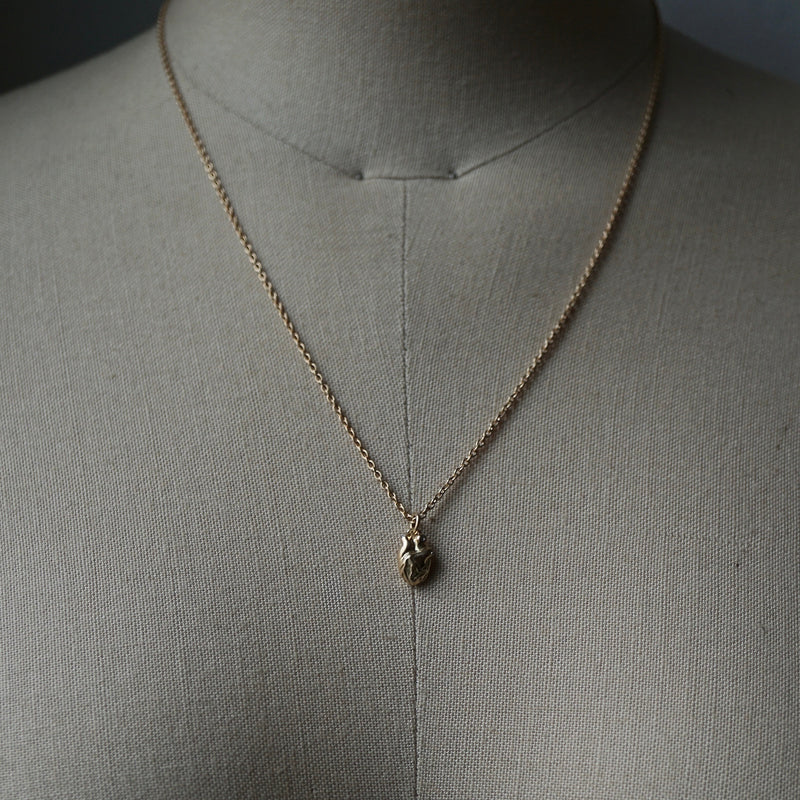 IN OUT DESIGN / K18YG Heart Pendant 3Dia