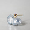 [-3/16 Limited] MINIMUMNUTS/keshi pearl pierce blue Sapphire for one ear MN-pke1s-ALL