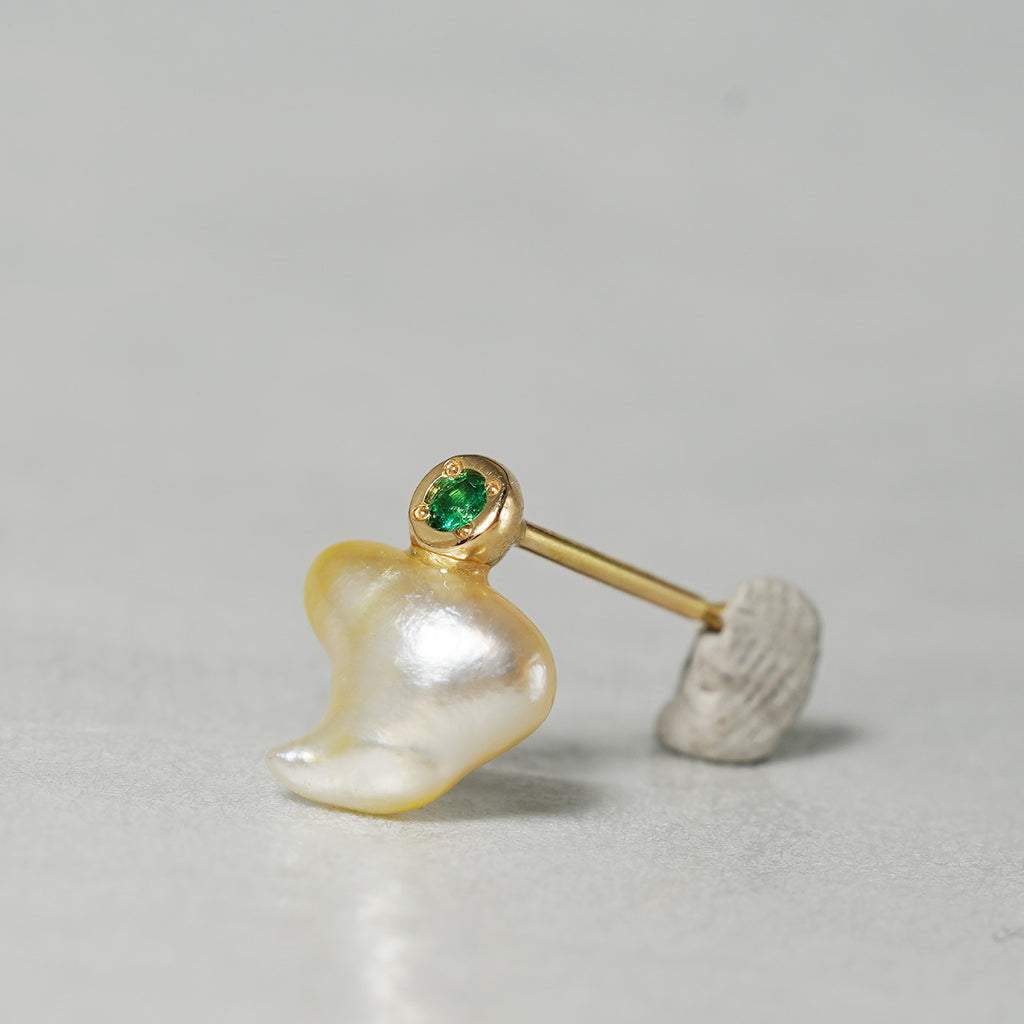 【-3/16限定】MINIMUMNUTS/keshi pearl pierce Emerald 片耳用　MN-pke1e-CC_2