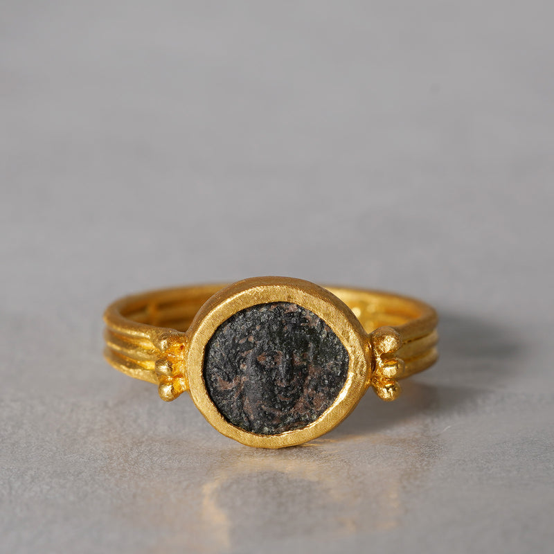 [-10/12 Limited] Port Doré / Small Copper Coin (4th century BC, Troas/Gergis)
