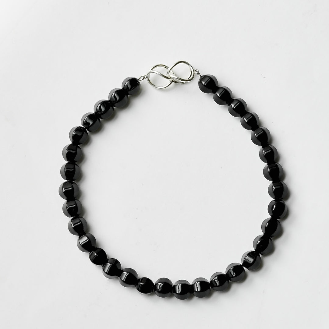 revie objects /〈TRACE〉around necklace ONYX（TR3-01） – Fuligo