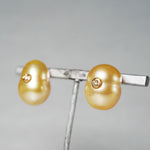 【-3/16限定】MINIMUMNUTS / South Sea Pearl pierce Dia　MN-pin002