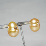 【-3/16限定】MINIMUMNUTS / South Sea Pearl pierce Dia　MN-pin002