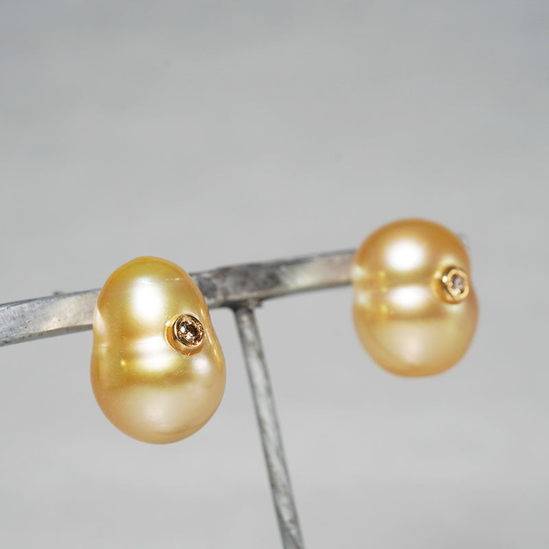 [-3/16 Limited] MINIMUMNUTS / South Sea Pearl pierce Dia MN-pin002