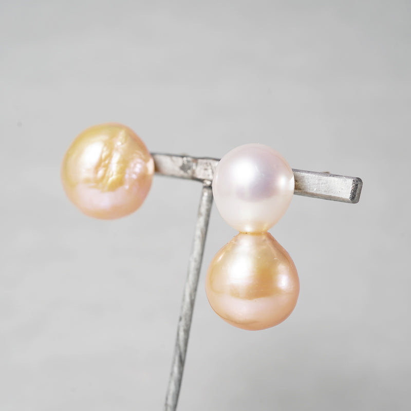 [-3/16 Limited] MINIMUMNUTS / South Sea Pearl_Fresh Water Pearl pierce MN-pdoc003