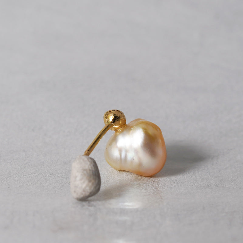 [-3/16 Limited] MINIMUMNUTS / keshi pearl pierce blue Sapphire single ear MN-pke1s-ALL