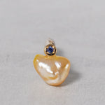 [-3/16 Limited] MINIMUMNUTS / keshi pearl pierce Blie Sapphire for one ear MN-pke1s_BM-3