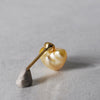 [-3/16 Limited] MINIMUMNUTS / keshi pearl pierce Blie Sapphire for one ear MN-pke1s_BM-3