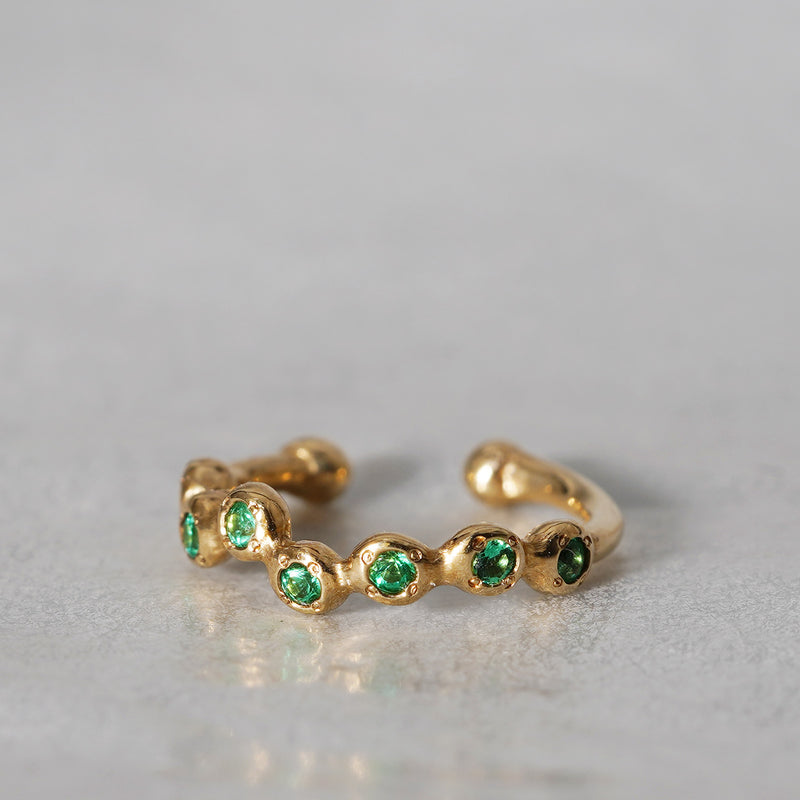 [-3/16 Limited] MINIMUMNUTS / ear cuff Emerald MN-ecu002_EM