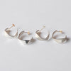 uM / FOLDING METAL PIERCED EARRINGS（um-fmP03_CM/mt）