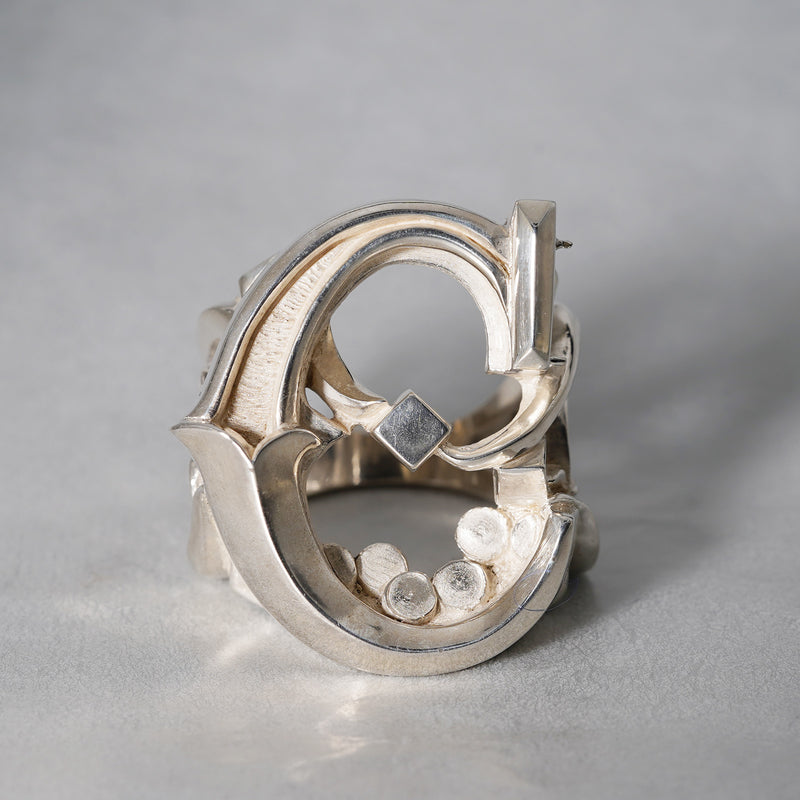 【-3/16限定】GRATAGo / Alphabet Ring 'C'