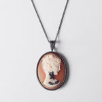 HIYU HAMASAKI / TATTOO CAMEO NECKLACE 01