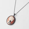 HIYU HAMASAKI / TATTOO CAMEO NECKLACE 01