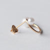 uM / UNIO ARCHI PEARL PIERCED EARRING (um-uoP63 _18YG)