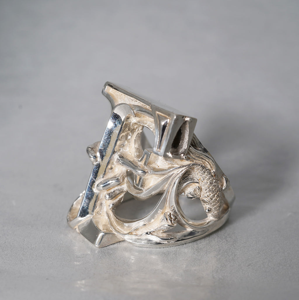 【-3/16限定】GRATAGo / Alphabet Ring ' F'