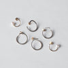 uM / UNIO ARCHI PEARL PIERCED EARRING（um-uoP62 _18YG）