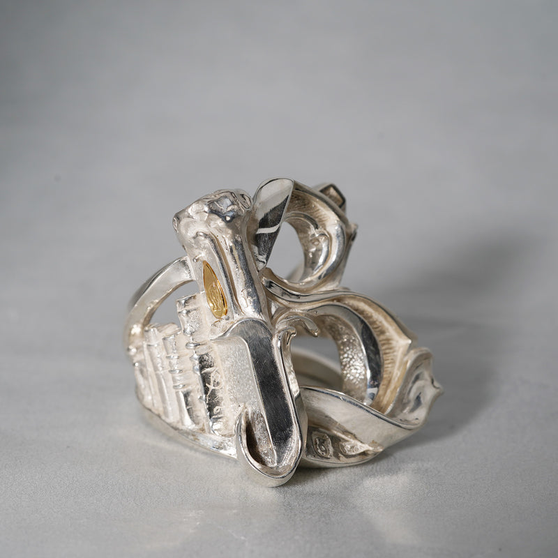 【-3/16限定】GRATAGo / Alphabet Ring 'B'