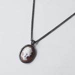 HIYU HAMASAKI / TATTOO CAMEO NECKLACE 05