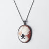 HIYU HAMASAKI / TATTOO CAMEO NECKLACE 07