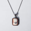 HIYU HAMASAKI / TATTOO CAMEO NECKLACE 08